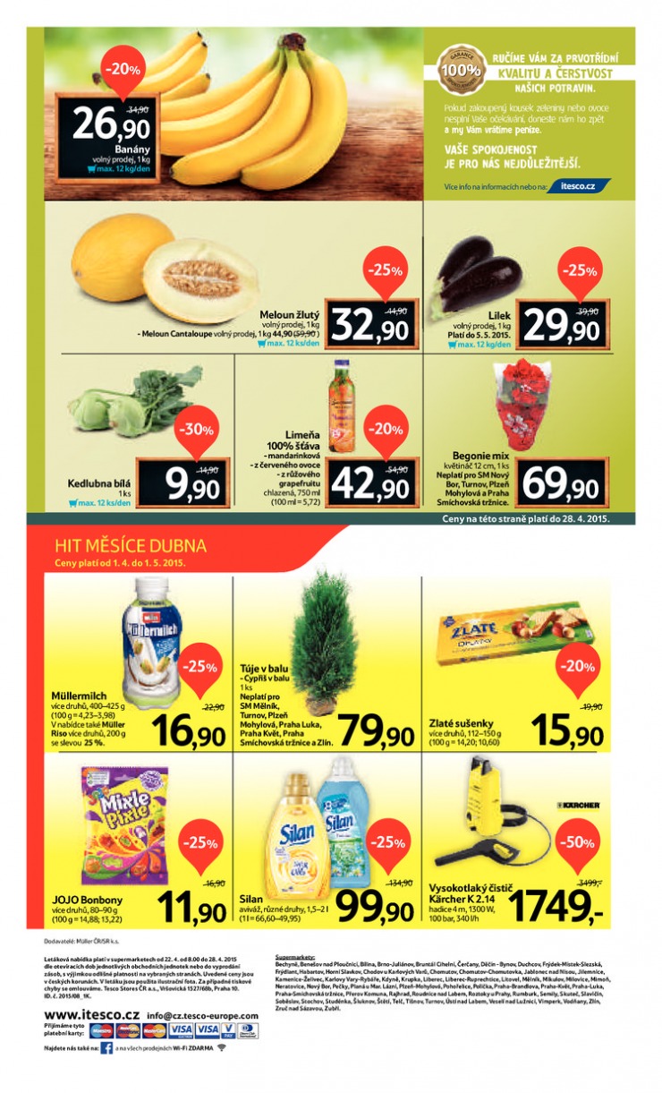 leták Tesco supermarkety od 22.4.2015 strana 1 leták Tesco supermarkety od 22.4.2015 strana 1