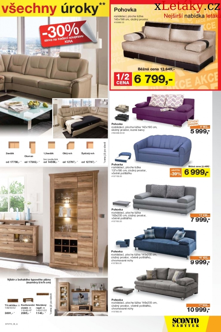 leták Sconto nábytek leták strana 1 leták Sconto nábytek leták strana 1