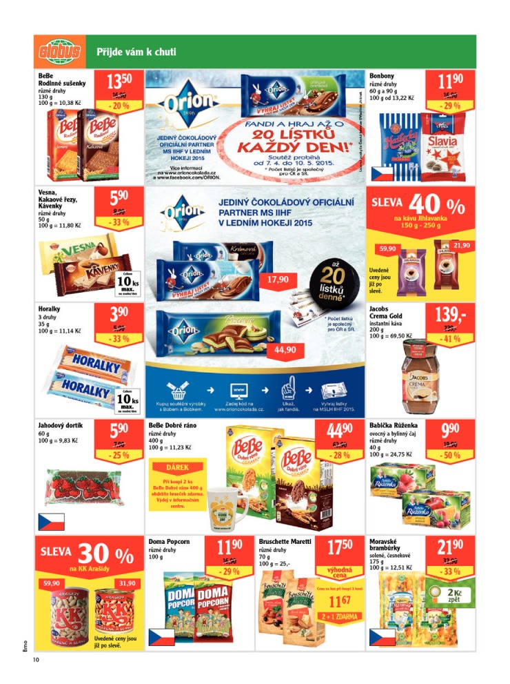 leták Globus Naše noviny od 23.4.2015 strana 1 leták Globus Naše noviny od 23.4.2015 strana 1