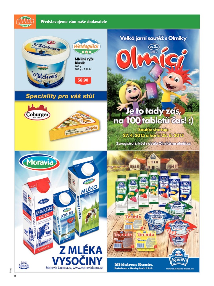 leták Globus Naše noviny od 23.4.2015 strana 1 leták Globus Naše noviny od 23.4.2015 strana 1