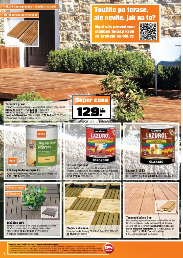 leták OBI Aktuální leták od 22.4.2015  strana 1 leták OBI Aktuální leták od 22.4.2015 strana 1