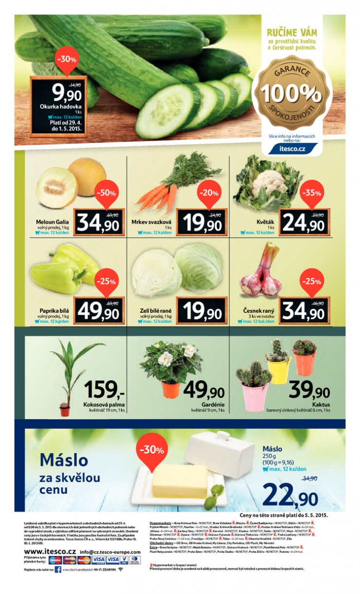 leták Tesco OD od 29.4.2015 strana 1 leták Tesco OD od 29.4.2015 strana 1