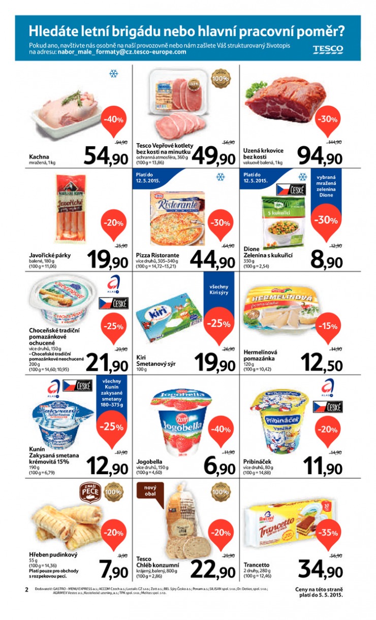 leták Tesco Expres obchody od 29.4.2015 strana 1 leták Tesco Expres obchody od 29.4.2015 strana 1