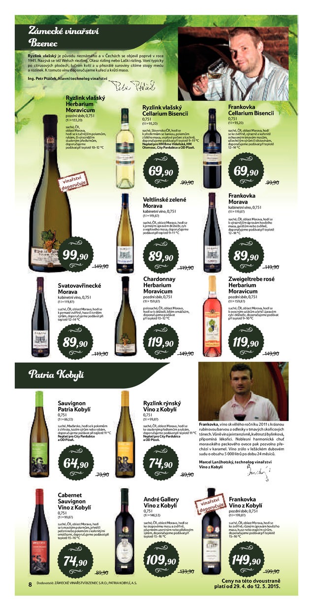 leták Tesco Víno od 29.4.2015 strana 1 leták Tesco Víno od 29.4.2015 strana 1