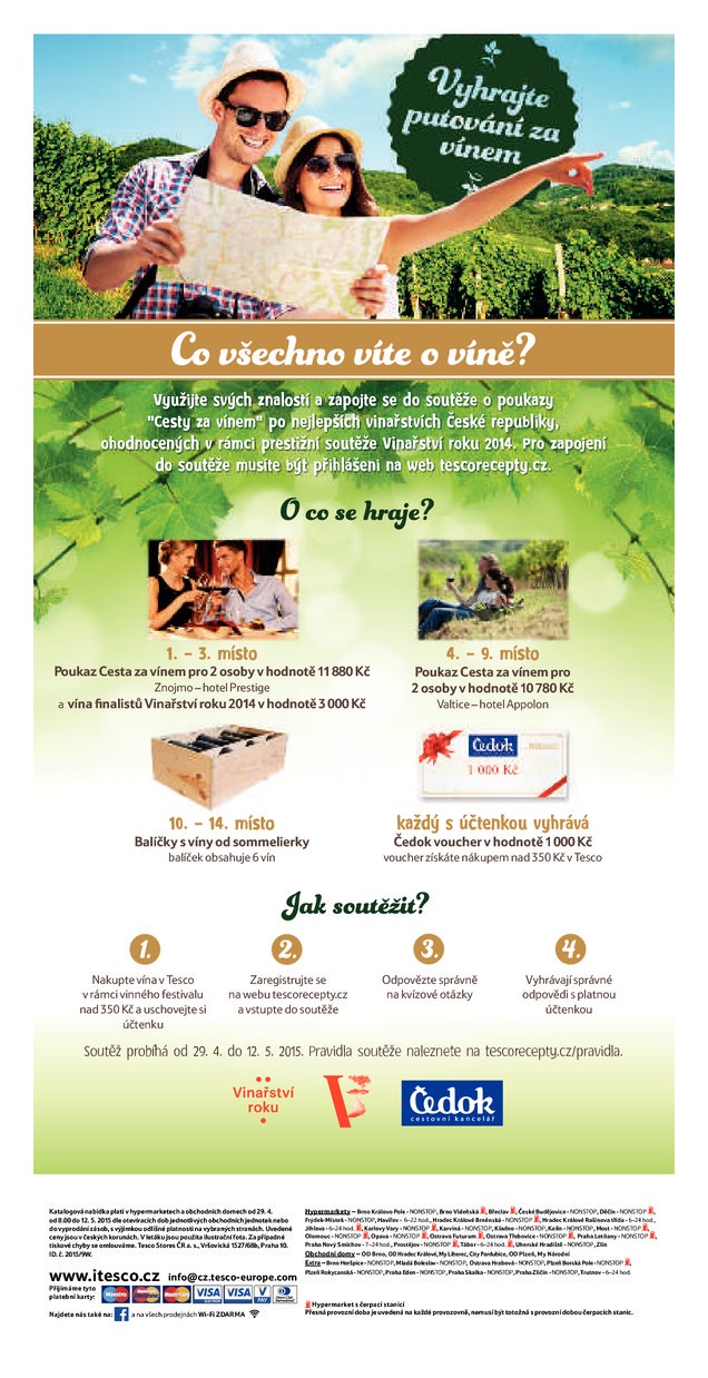 leták Tesco Víno od 29.4.2015 strana 1 leták Tesco Víno od 29.4.2015 strana 1