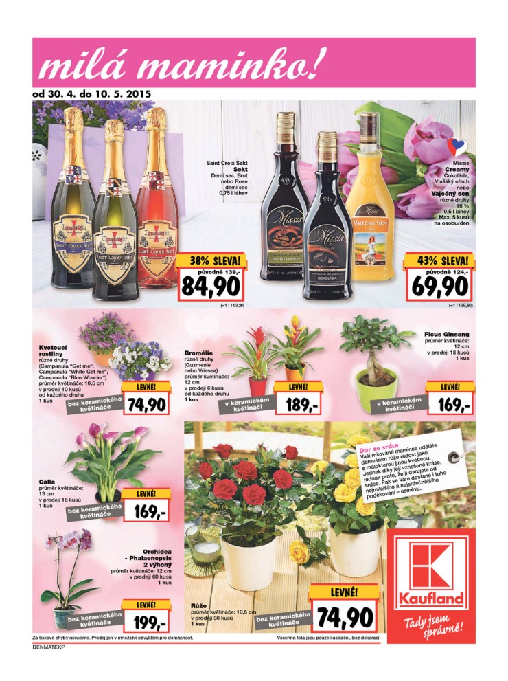 leták Kaufland Aktuální nabídka od 30.4.2015 strana 1 leták Kaufland Aktuální nabídka od 30.4.2015 strana 1