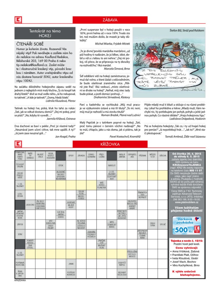 leták Kaufland Aktuální nabídka od 30.4.2015 strana 1 leták Kaufland Aktuální nabídka od 30.4.2015 strana 1