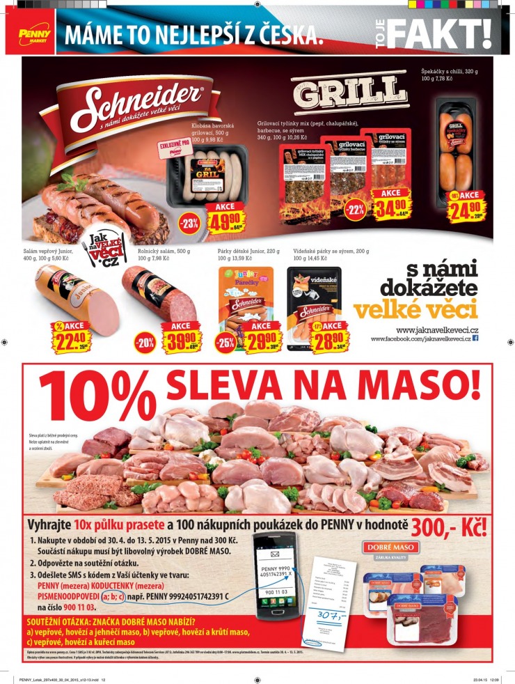 leták Penny Aktuální nabídka od 30.4.2015 strana 1 leták Penny Aktuální nabídka od 30.4.2015 strana 1