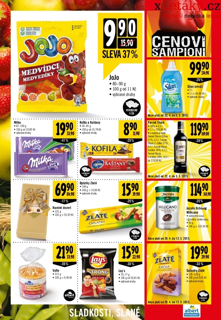 leták Albert Hypermarket akční leták  strana 1 leták Albert Hypermarket akční leták strana 1