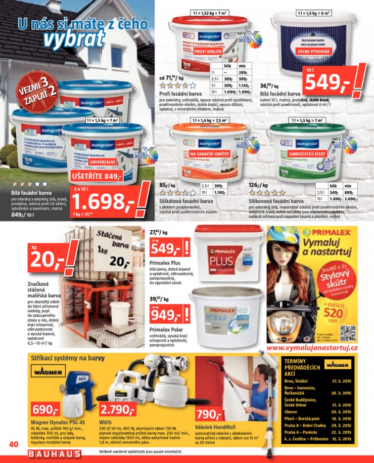 leták Bauhaus Katalog od 1.5.2015 strana 1 leták Bauhaus Katalog od 1.5.2015 strana 1
