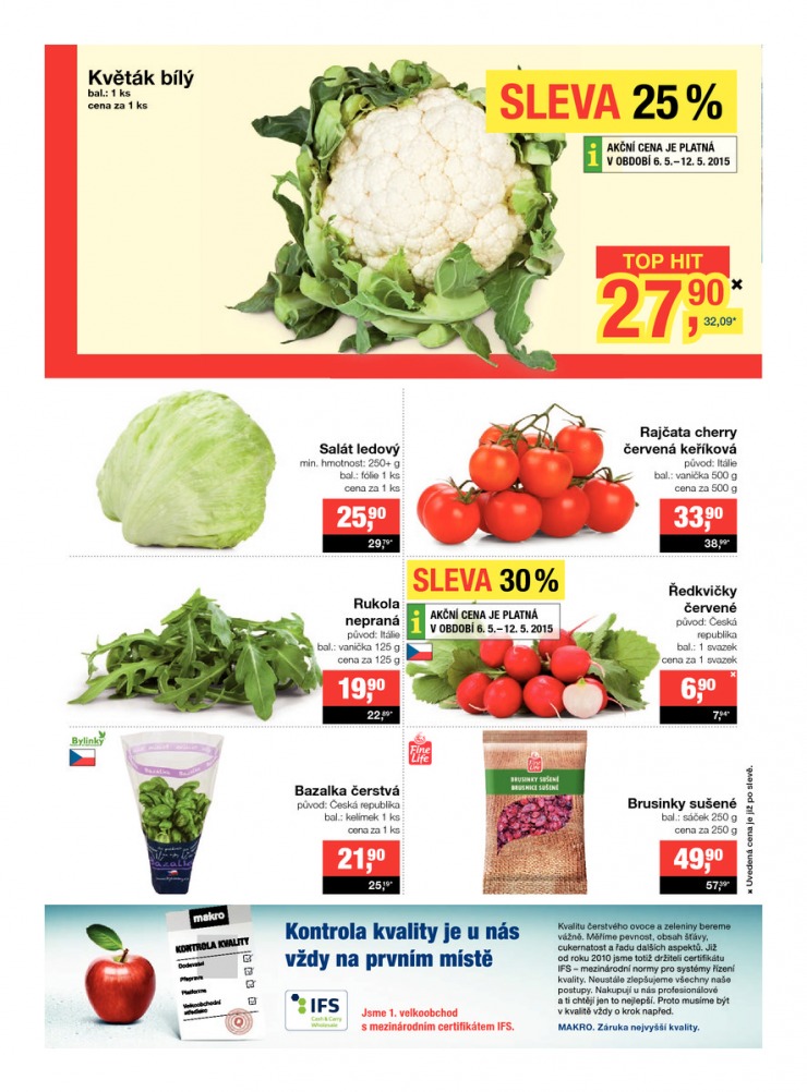 leták Makro Potraviny od 6.5.2015 strana 1 leták Makro Potraviny od 6.5.2015 strana 1