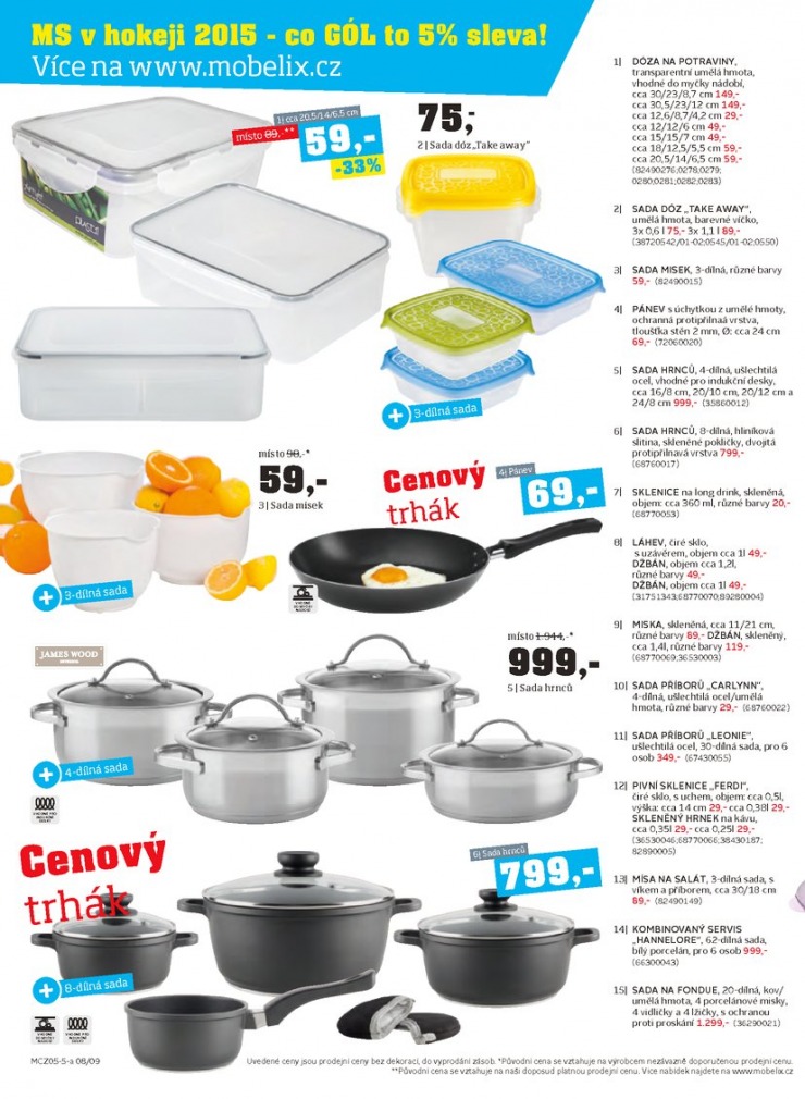 let�k Mobelix Aktu�ln� prospekt od 4.5.2015 strana 1