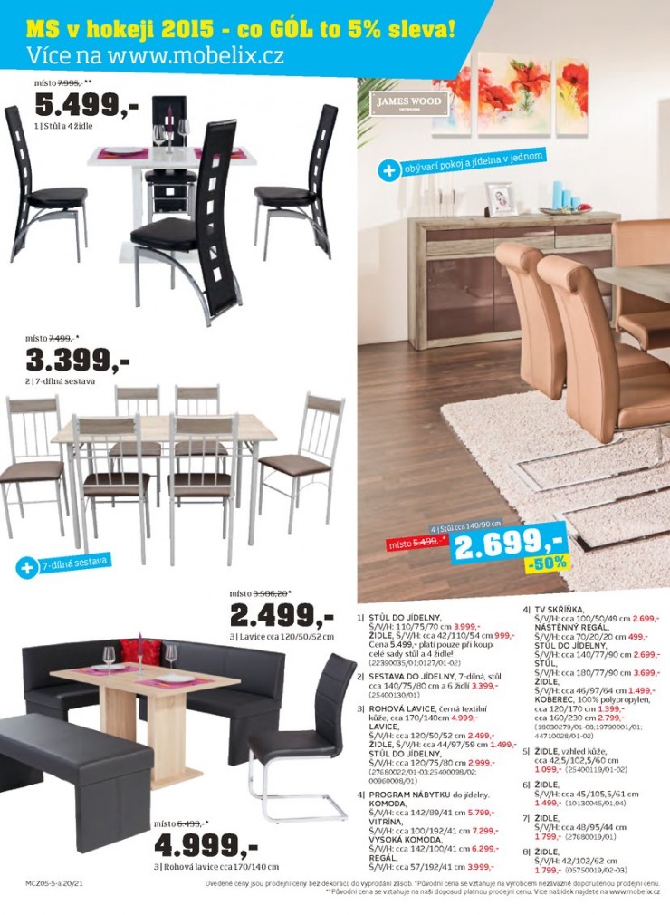 let�k Mobelix Aktu�ln� prospekt od 4.5.2015 strana 1