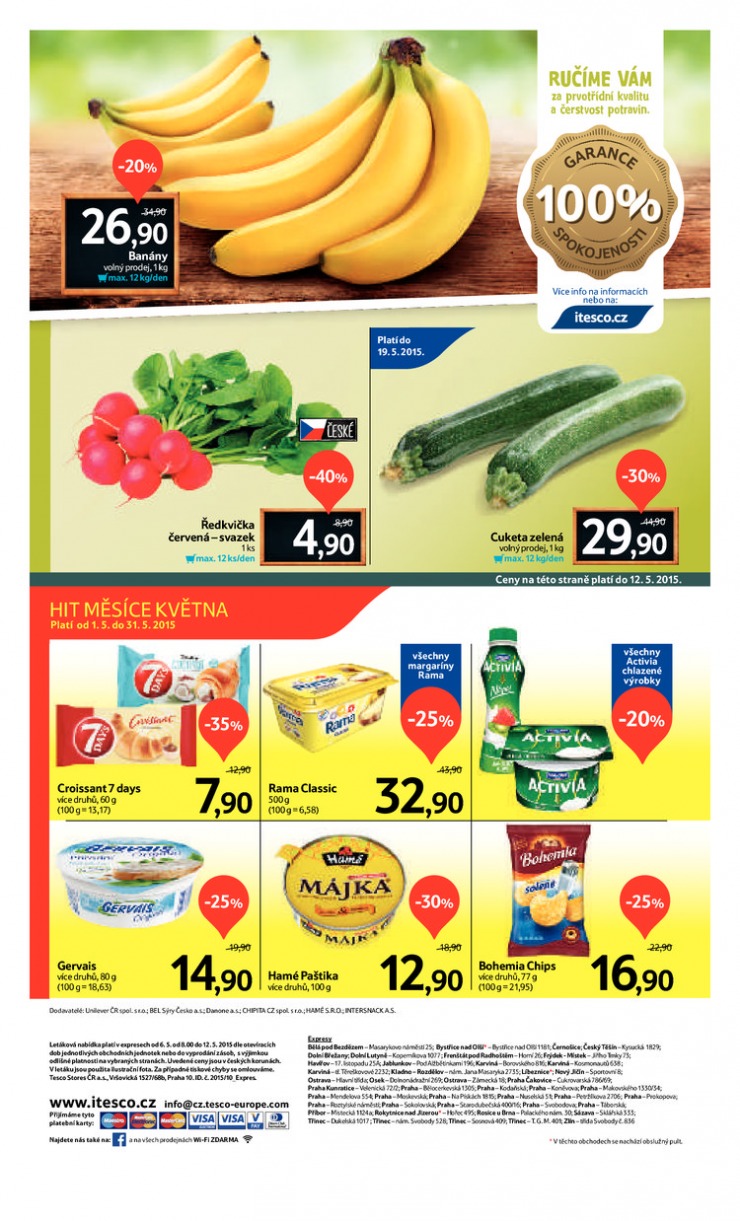 leták Tesco Expres obchody od 6.5.2015 strana 1 leták Tesco Expres obchody od 6.5.2015 strana 1