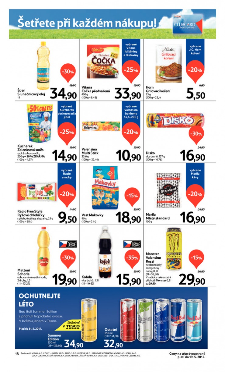 leták Tesco velké hypermarkety od 6.5.2015 strana 1 leták Tesco velké hypermarkety od 6.5.2015 strana 1