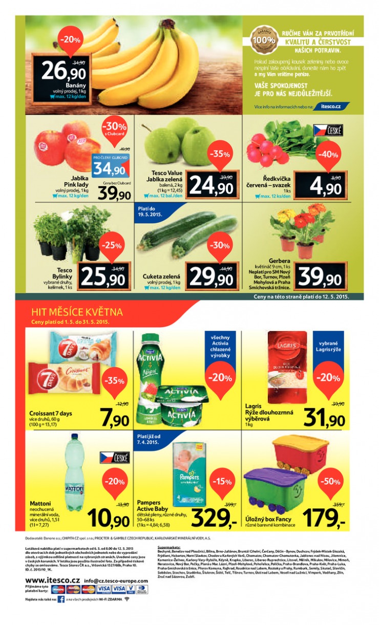 leták Tesco supermarkety od 6.5.2015 strana 1 leták Tesco supermarkety od 6.5.2015 strana 1