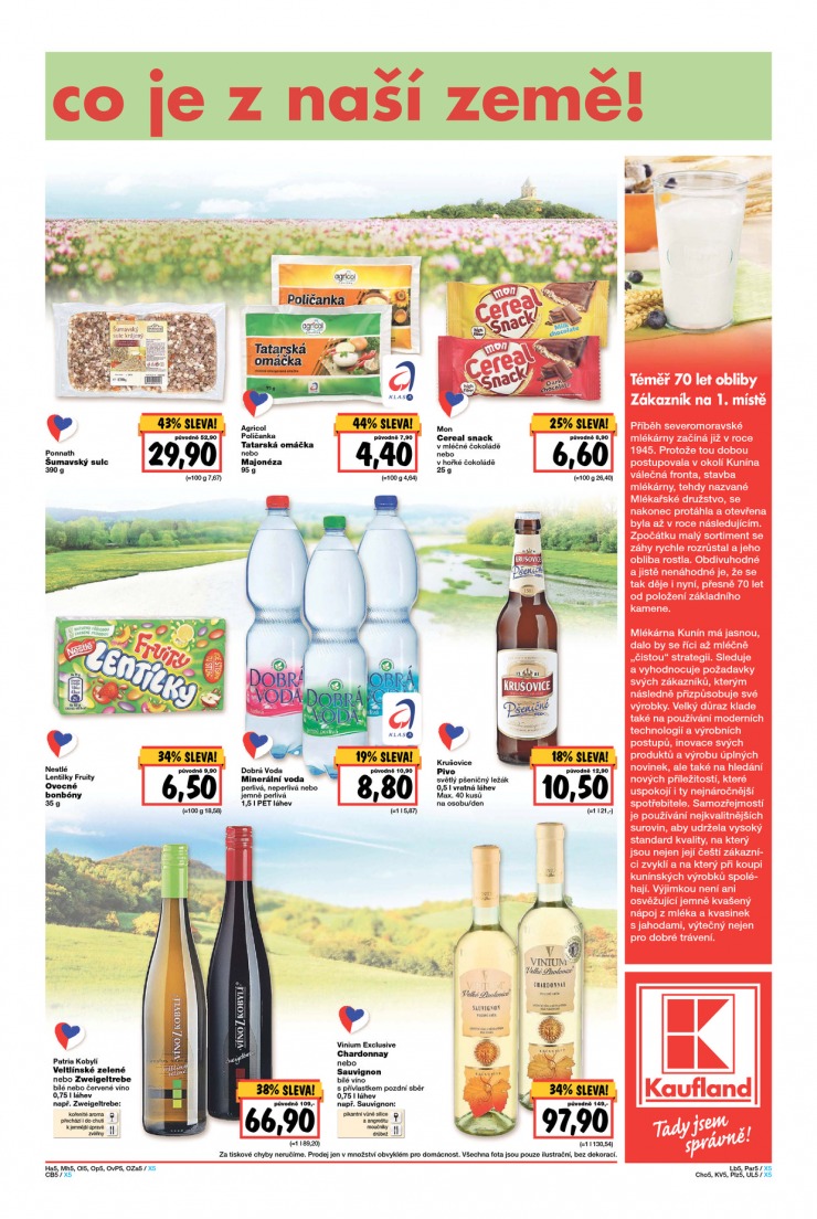 let�k Kaufland Aktu�ln� nab�dka od 7.5.2015 strana 1