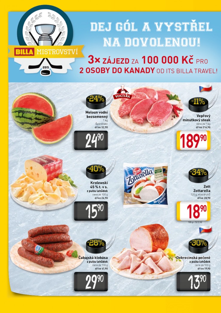 leták Billa speciální od 4.5.2015 strana 1 leták Billa speciální od 4.5.2015 strana 1