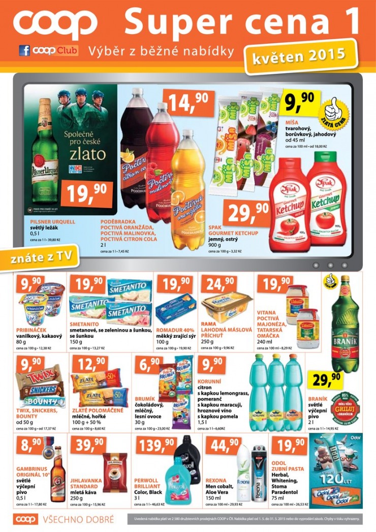 leták COOP Terno od 6.5.2015 strana 1 leták COOP Terno od 6.5.2015 strana 1