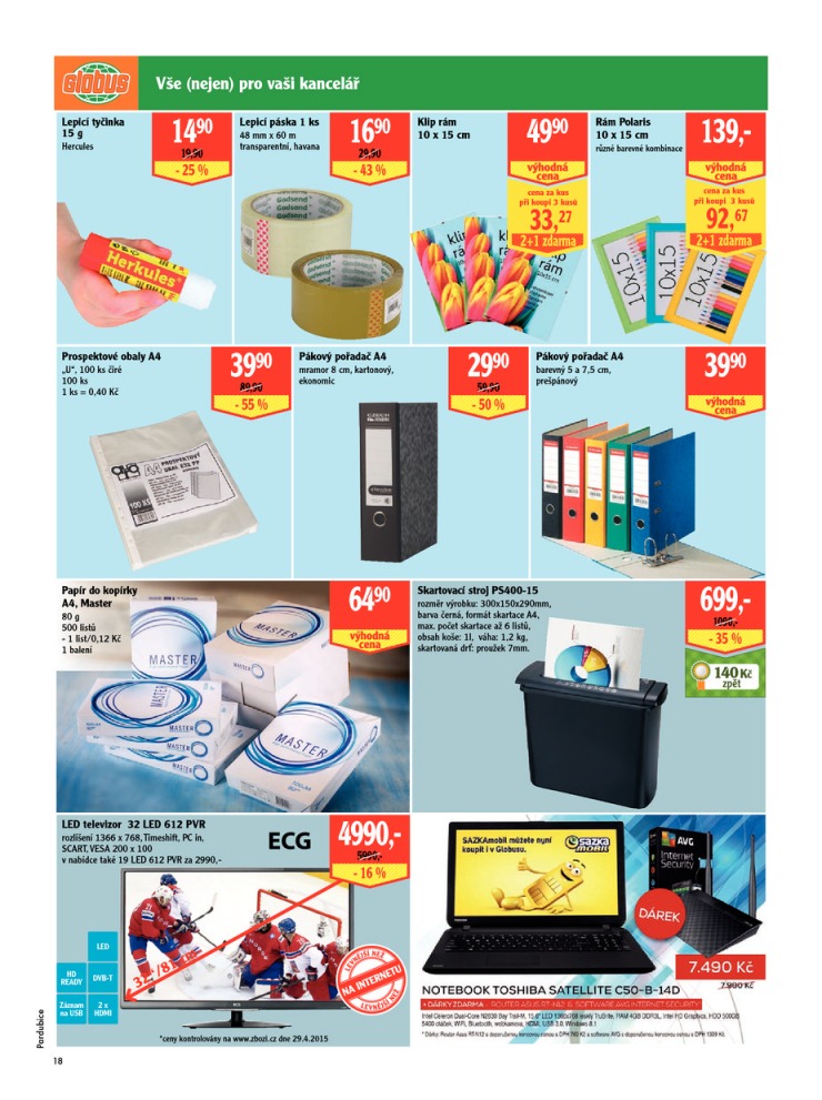 let�k Globus Na�e noviny od 7.5.2015 strana 1