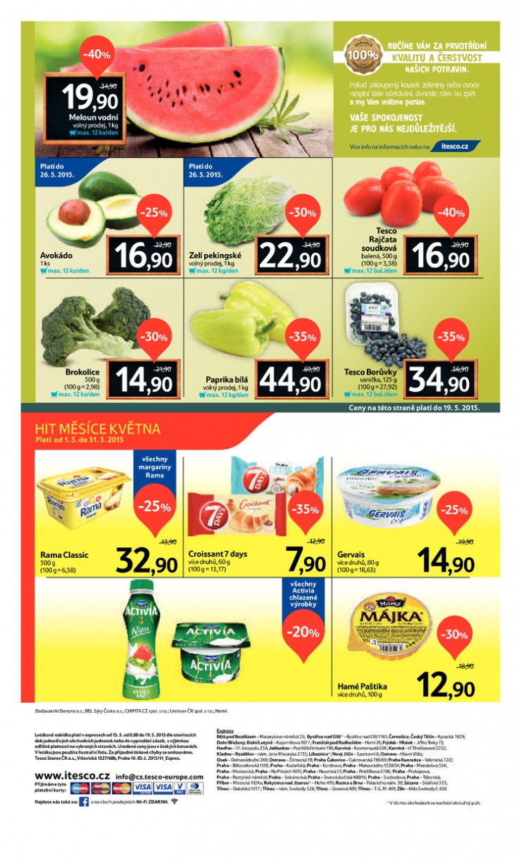 leták Tesco Expres obchody od 13.5.2015 strana 1 leták Tesco Expres obchody od 13.5.2015 strana 1
