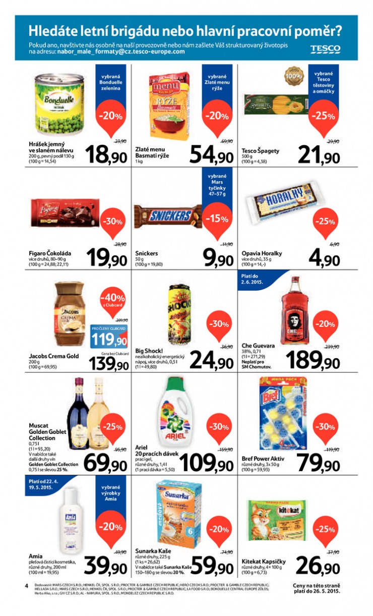 leták Tesco supermarkety od 13.5.2015 strana 1 leták Tesco supermarkety od 13.5.2015 strana 1