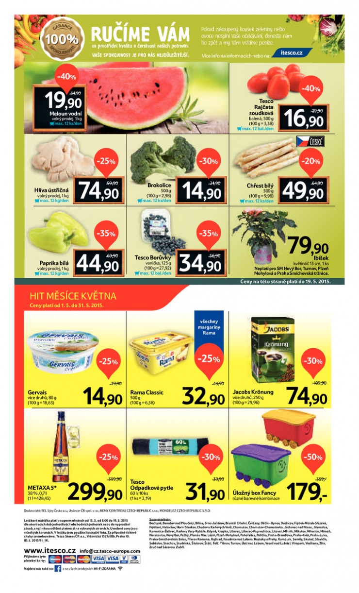 leták Tesco supermarkety od 13.5.2015 strana 1 leták Tesco supermarkety od 13.5.2015 strana 1