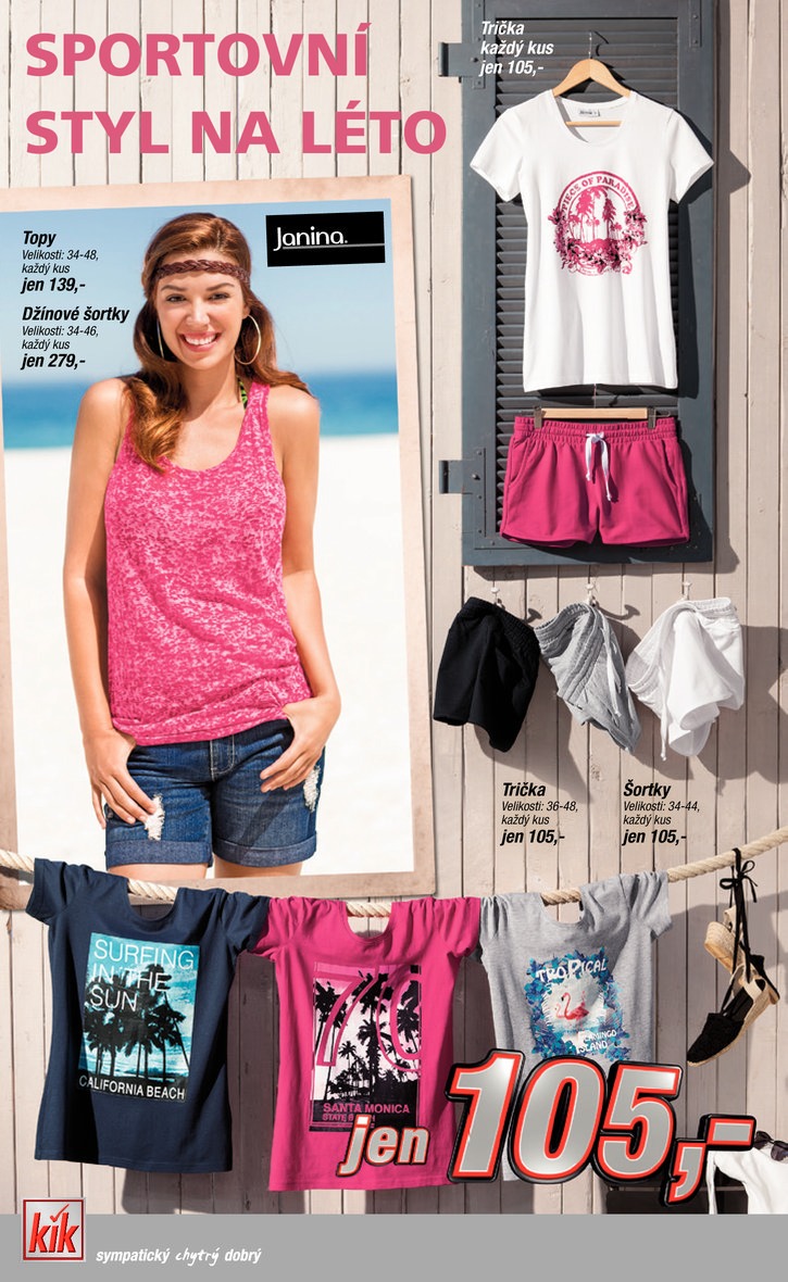 let�k Kik textil Prospekt od 13.5.2015 strana 1