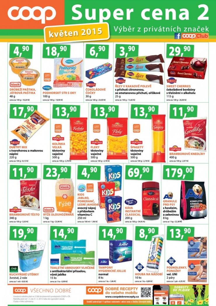 leták COOP Terno od 13.5.2015 strana 1 leták COOP Terno od 13.5.2015 strana 1