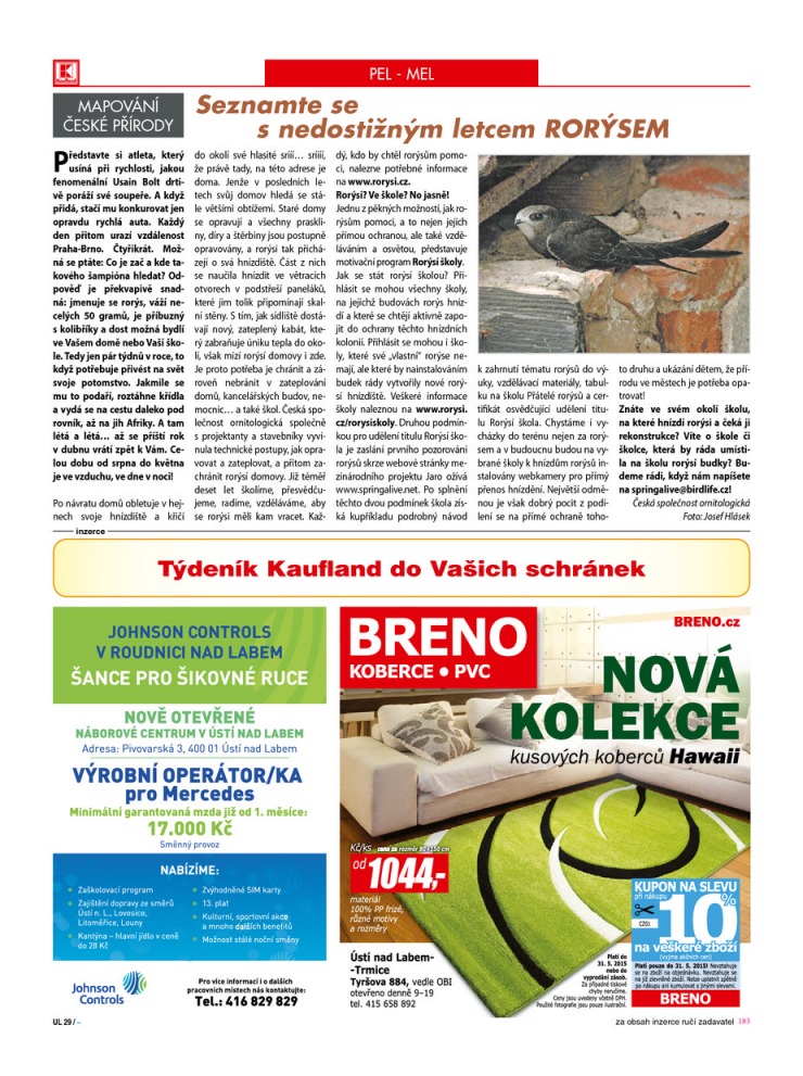 let�k Kaufland Aktu�ln� nab�dka od 14.5.2015 strana 1
