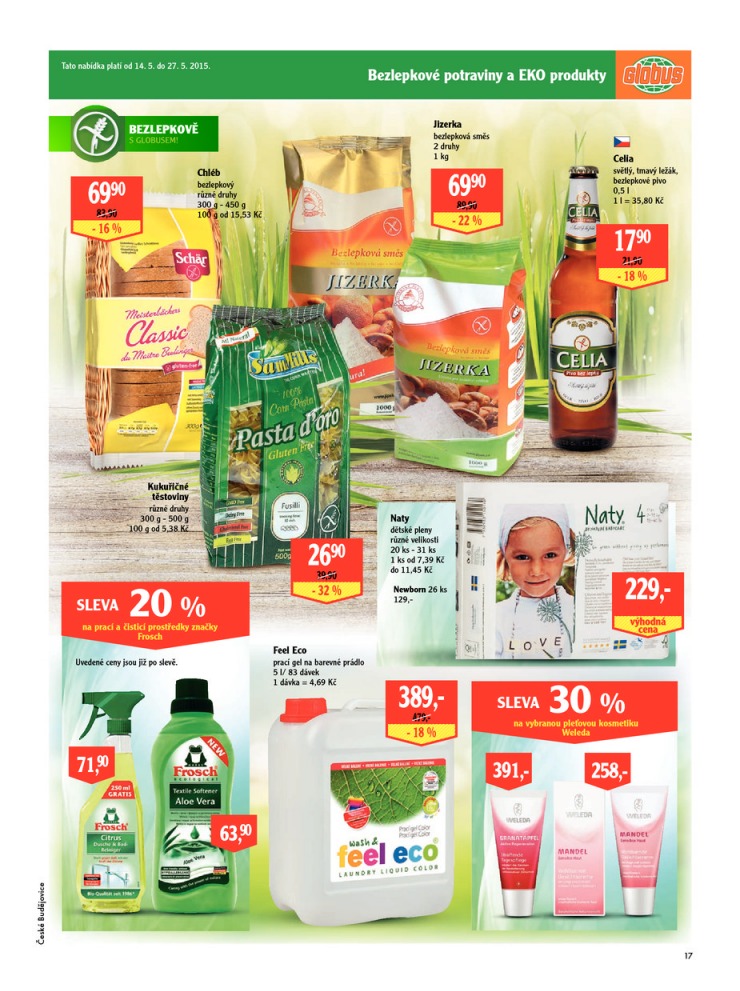 leták Globus Naše noviny od 14.5.2015 strana 1 leták Globus Naše noviny od 14.5.2015 strana 1