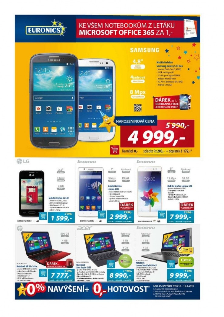 let�k Euronics Aktu�ln� let�k od 13.5.2015 strana 1