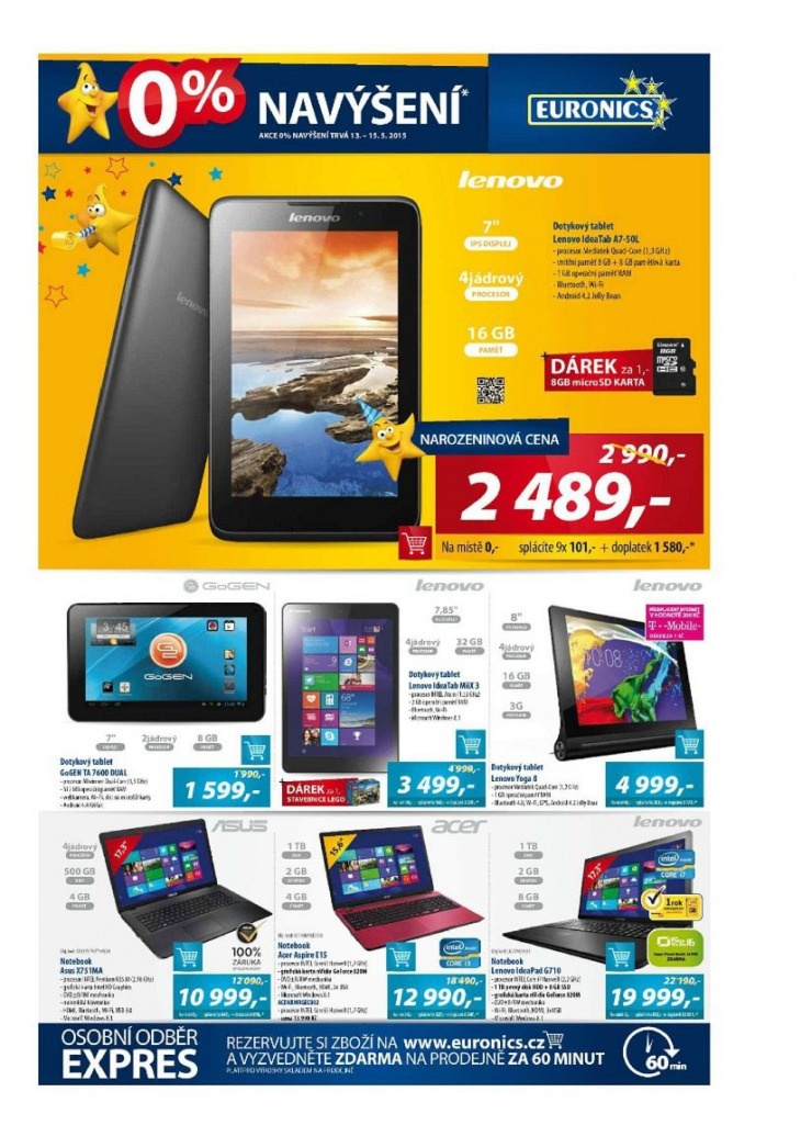 let�k Euronics Aktu�ln� let�k od 13.5.2015 strana 1