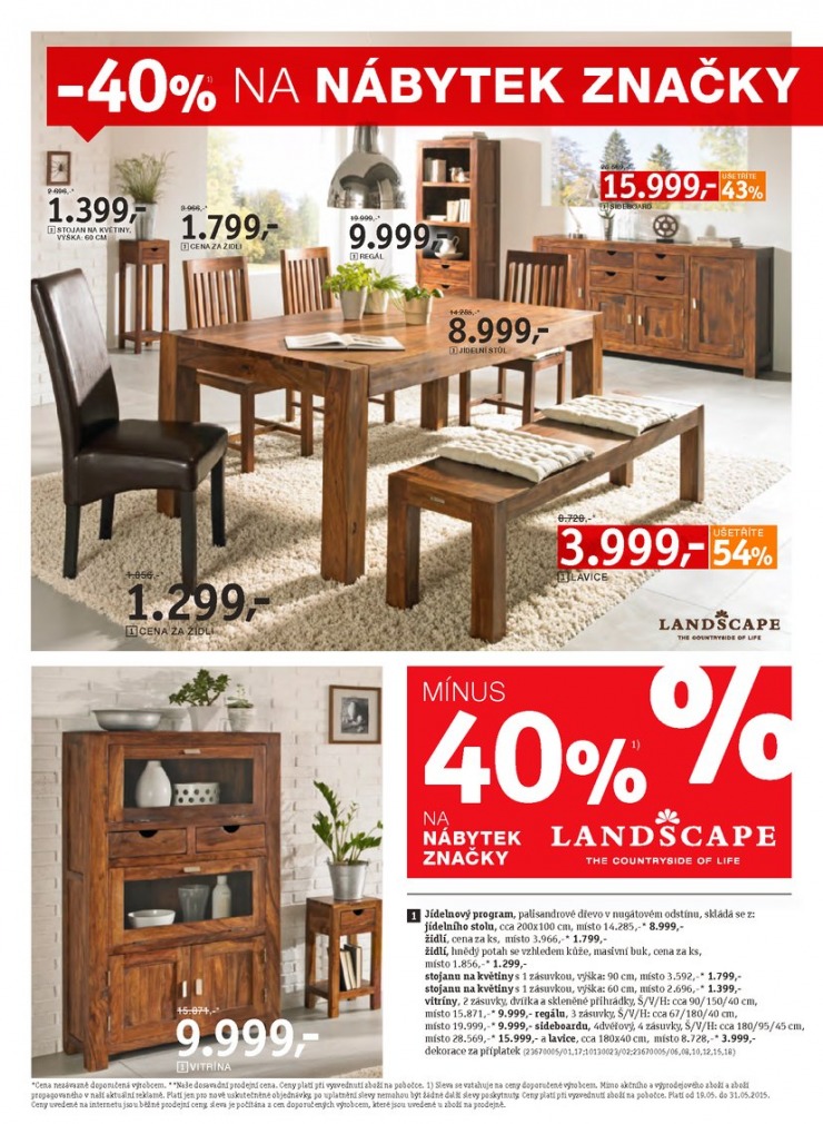 let�k XXXLutz Aktu�ln� prospekt od 18.5.2015 strana 1