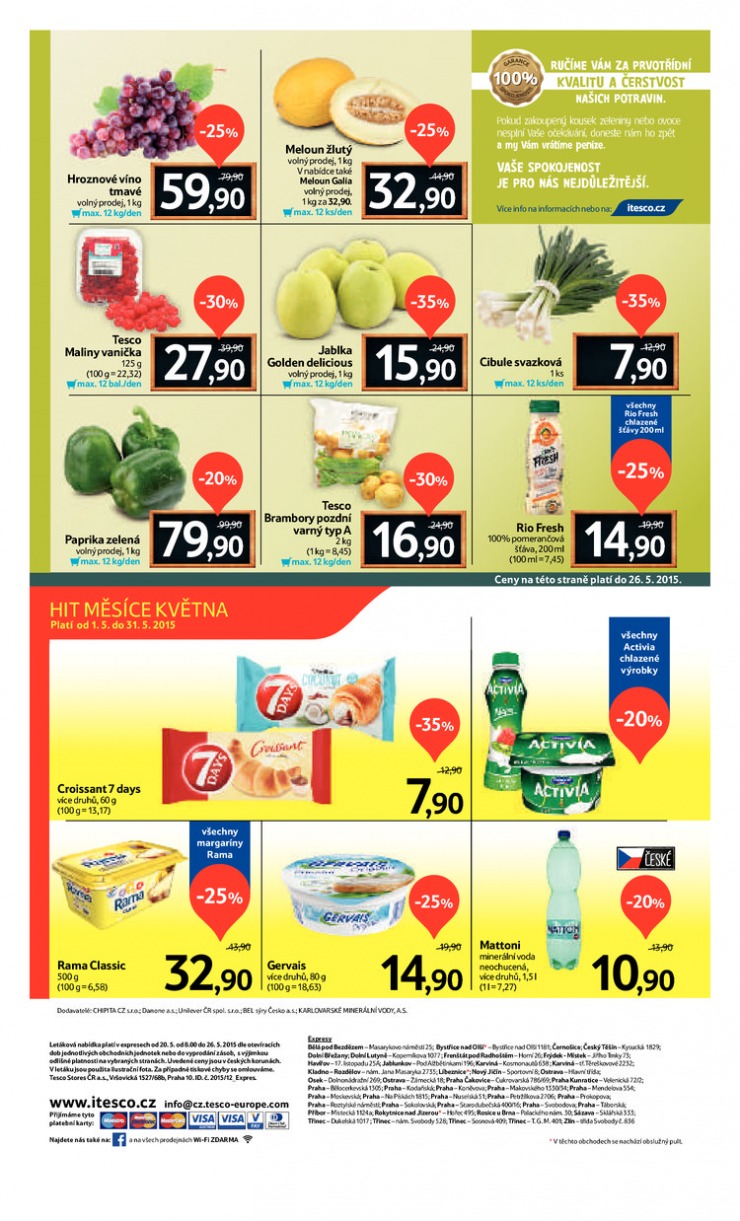 leták Tesco Expres obchody od 20.5.2015 strana 1 leták Tesco Expres obchody od 20.5.2015 strana 1