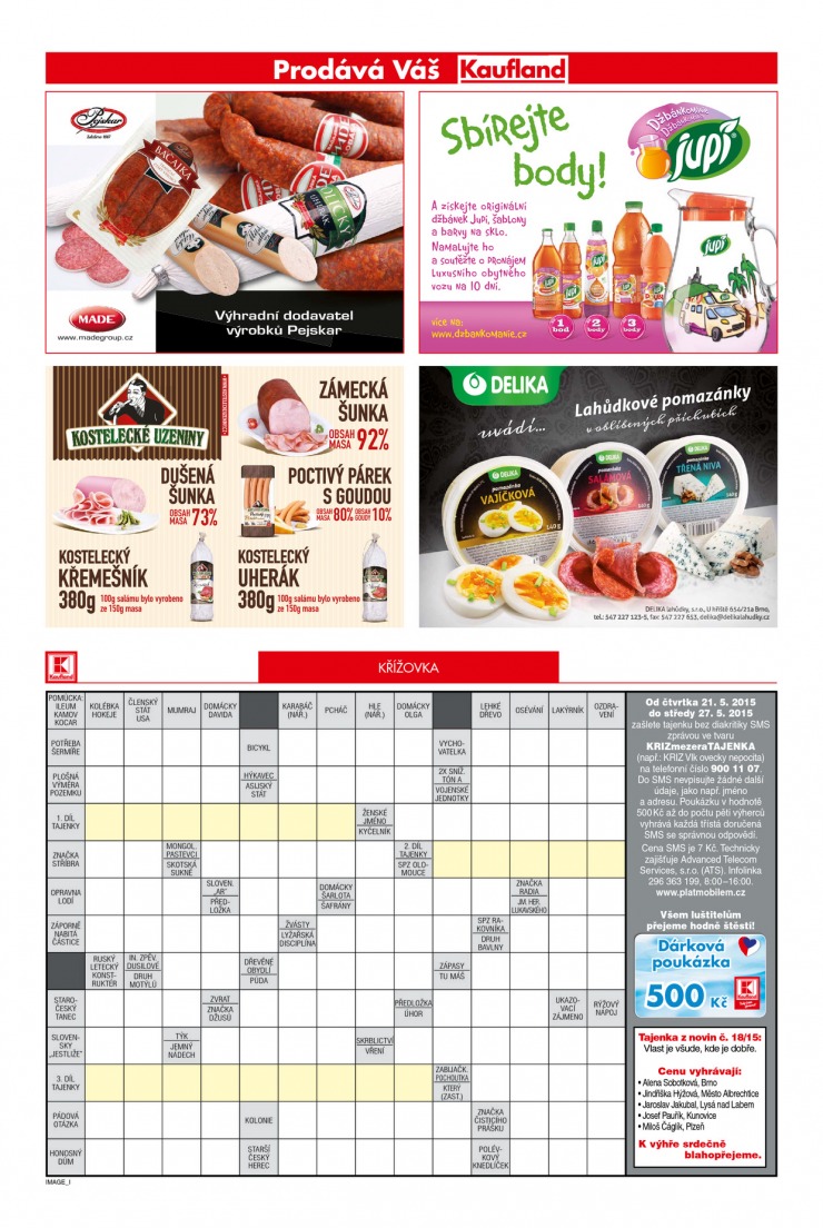 leták Kaufland Aktuální nabídka od 21.5.2015 strana 1 leták Kaufland Aktuální nabídka od 21.5.2015 strana 1