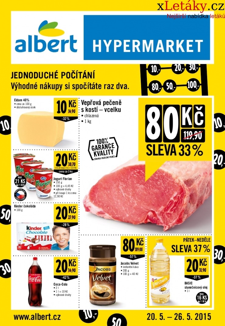 leták Albert Hypermarket akční leták strana 1 leták Albert Hypermarket akční leták strana 1