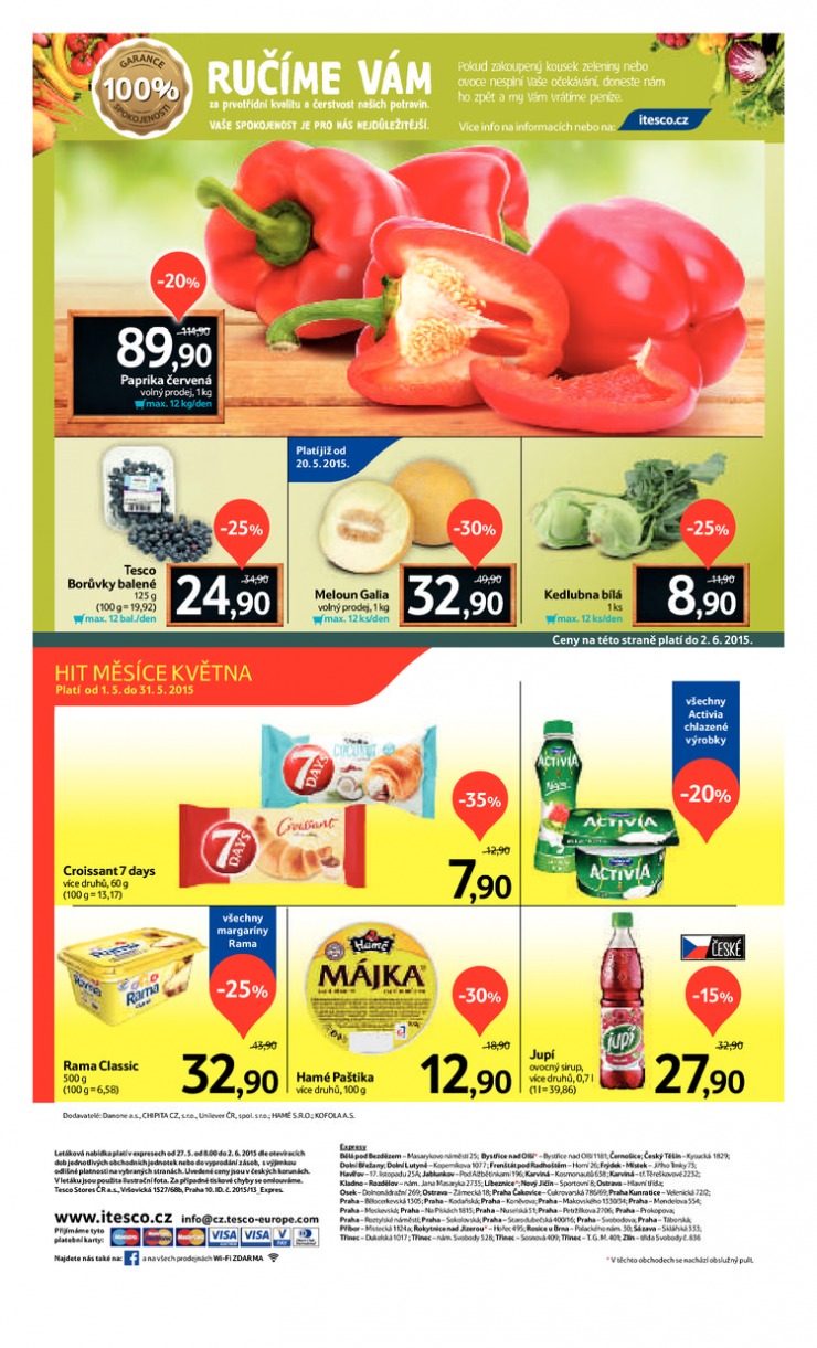 leták Tesco Expres obchody od 27.5.2015 strana 1 leták Tesco Expres obchody od 27.5.2015 strana 1