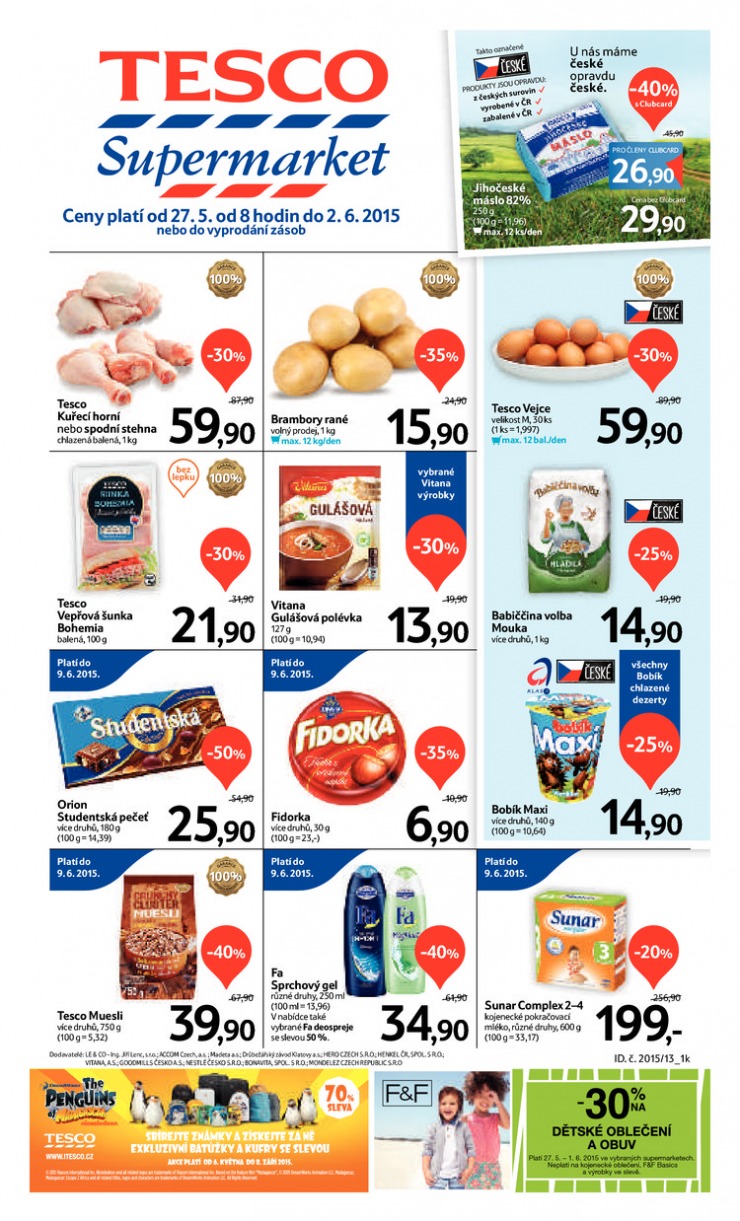 letk Tesco supermarkety od 27.5.2015 strana 1