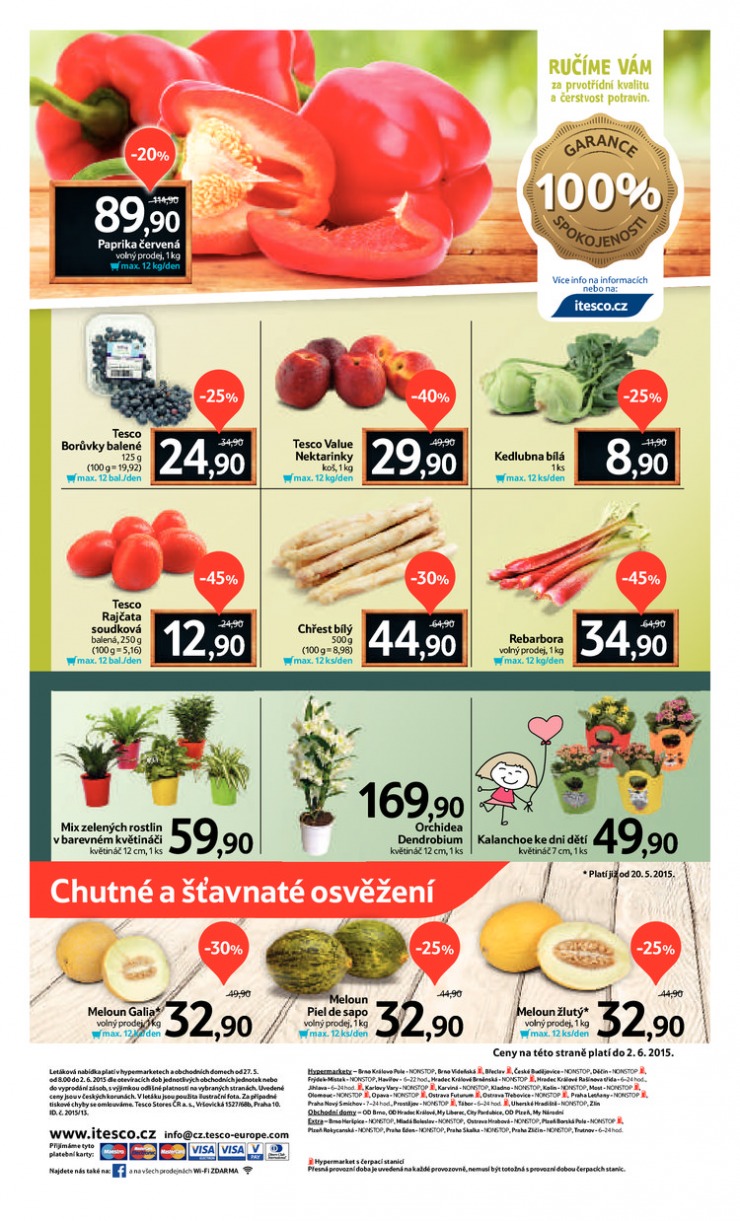 leták Tesco velké hypermarkety od 27.5.2015 strana 1 leták Tesco velké hypermarkety od 27.5.2015 strana 1