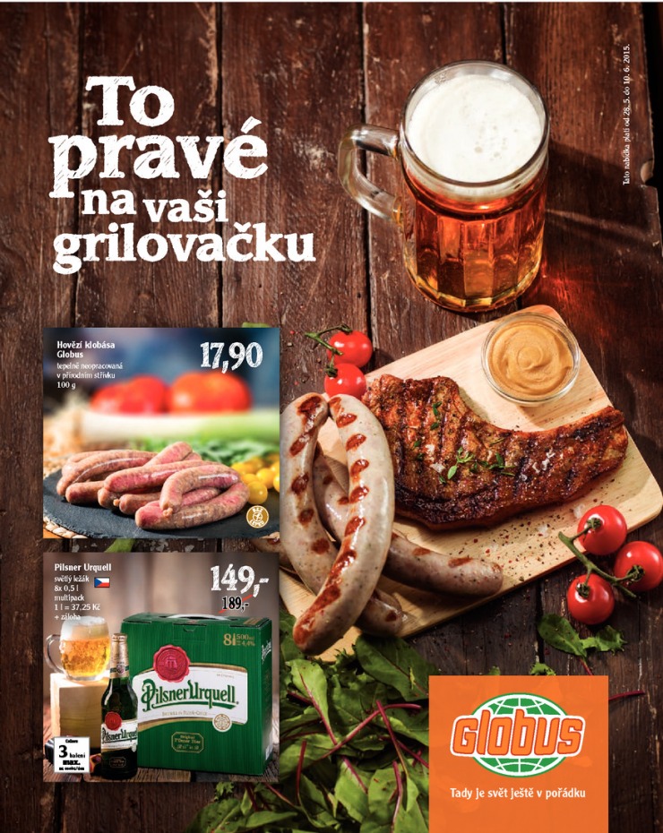 leták Globus Grilovačka od 28.5.2015 strana 1