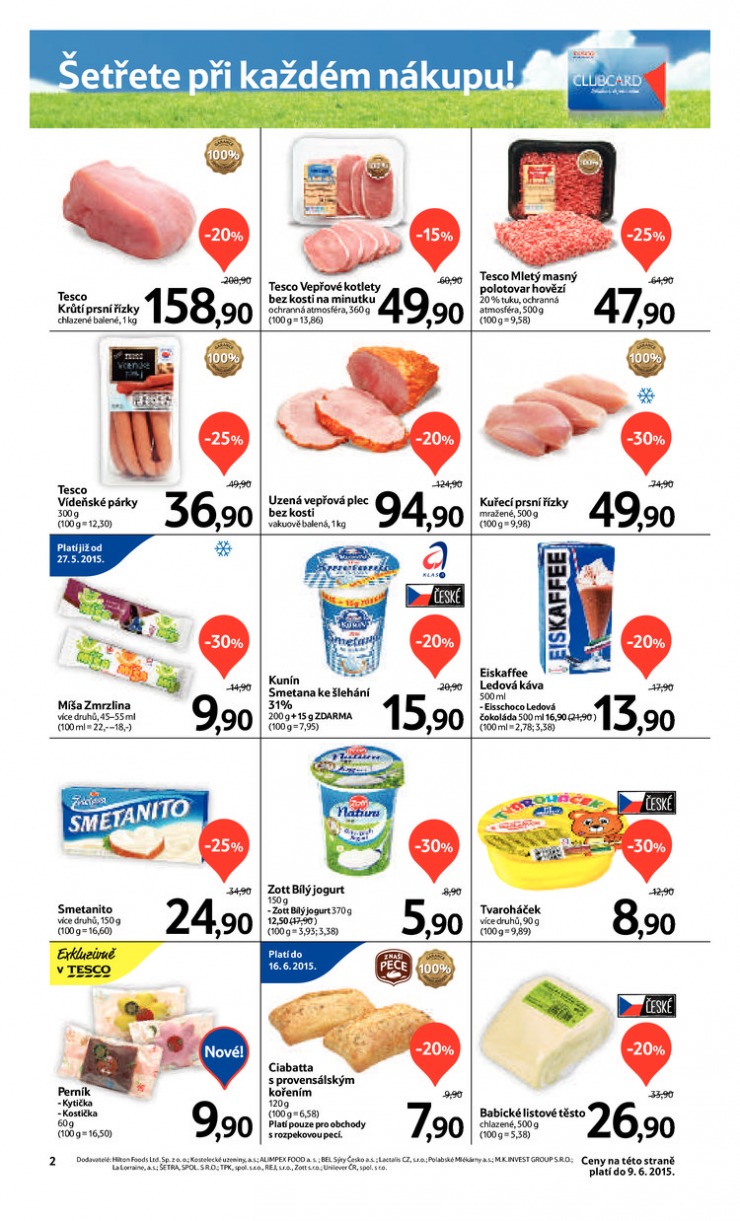leták Tesco supermarkety od 3.6.2015 strana 1 leták Tesco supermarkety od 3.6.2015 strana 1