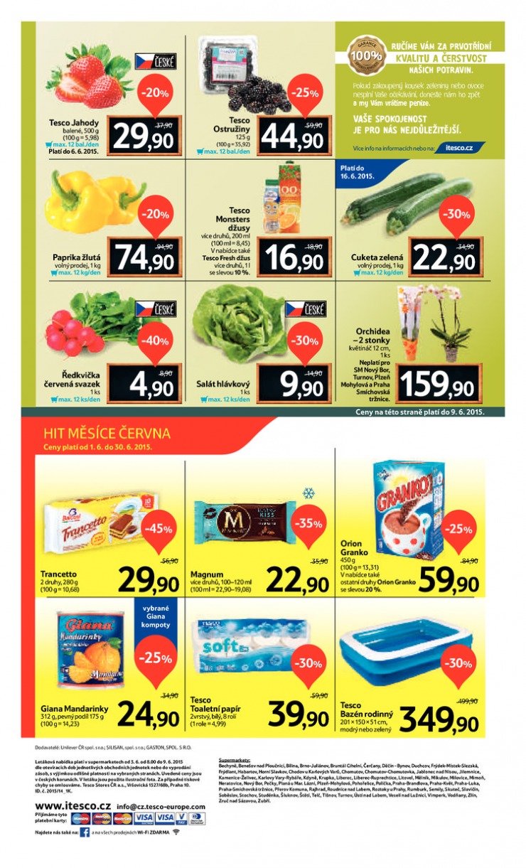 leták Tesco supermarkety od 3.6.2015 strana 1 leták Tesco supermarkety od 3.6.2015 strana 1
