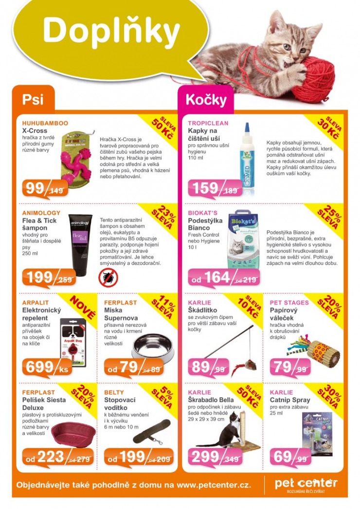 leták Pet Center Akční leták od 1.6.2015 strana 1 leták Pet Center Akční leták od 1.6.2015 strana 1