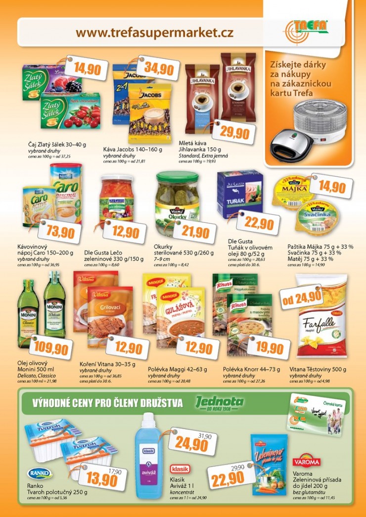 leták COOP Trefa od 3.6.2015 strana 1 leták COOP Trefa od 3.6.2015 strana 1