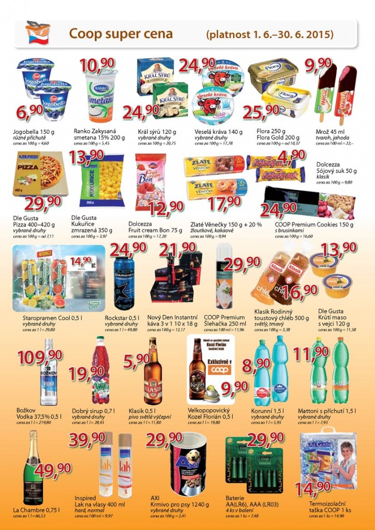 leták COOP Trefa od 3.6.2015 strana 1 leták COOP Trefa od 3.6.2015 strana 1