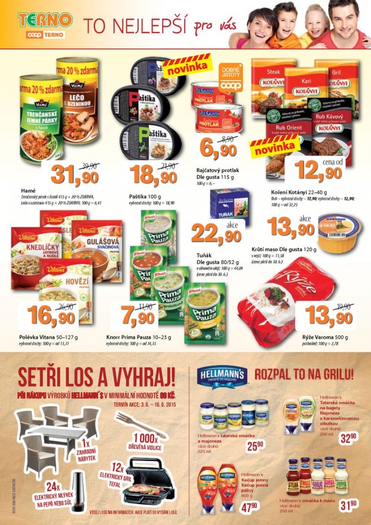 leták COOP Terno od 3.6.2015 strana 1 leták COOP Terno od 3.6.2015 strana 1