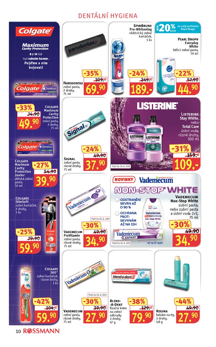 leták Rossmann Leták od 8.6.2015 strana 1 leták Rossmann Leták od 8.6.2015 strana 1