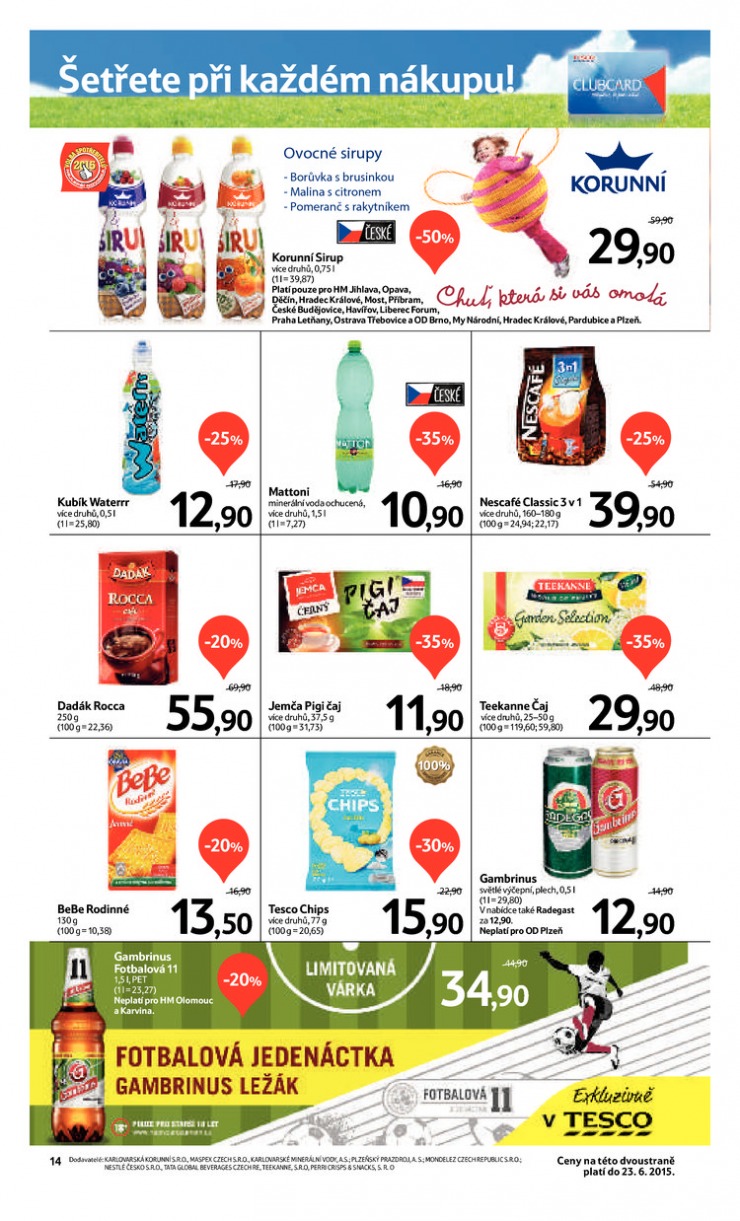leták Tesco OD od 10.6.2015 strana 1 leták Tesco OD od 10.6.2015 strana 1