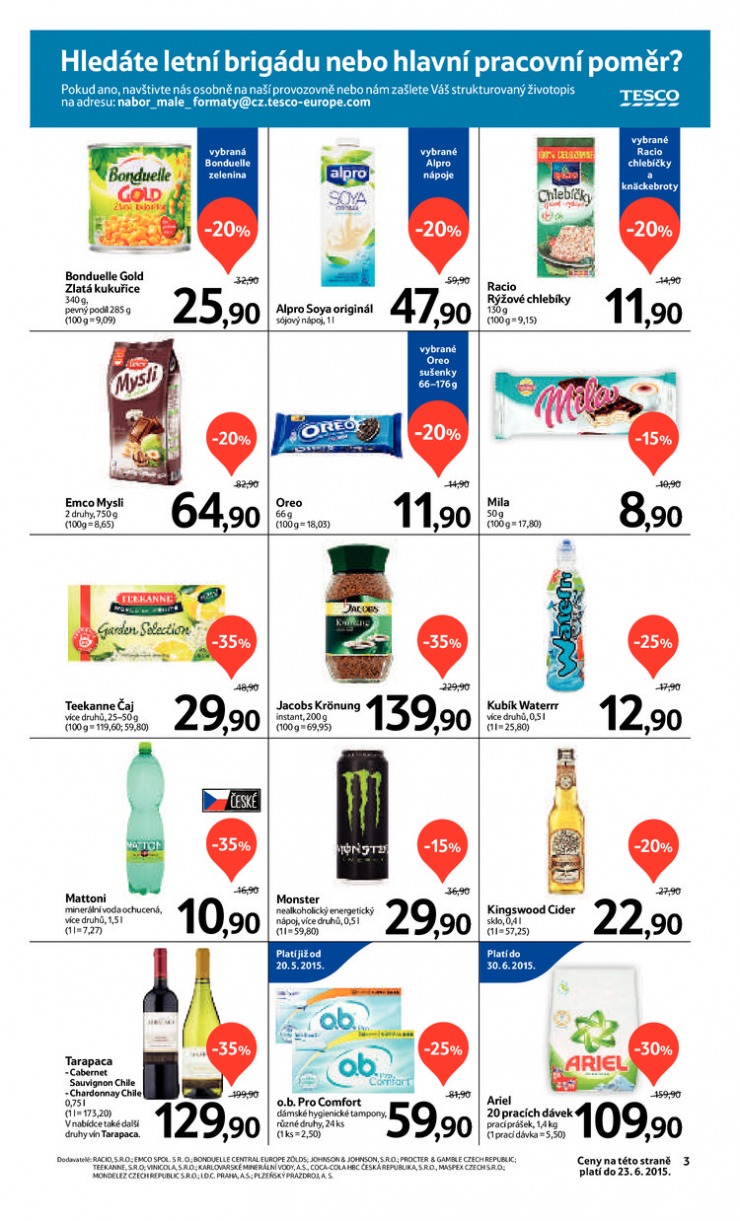 leták Tesco Expres obchody od 10.6.2015 strana 1 leták Tesco Expres obchody od 10.6.2015 strana 1